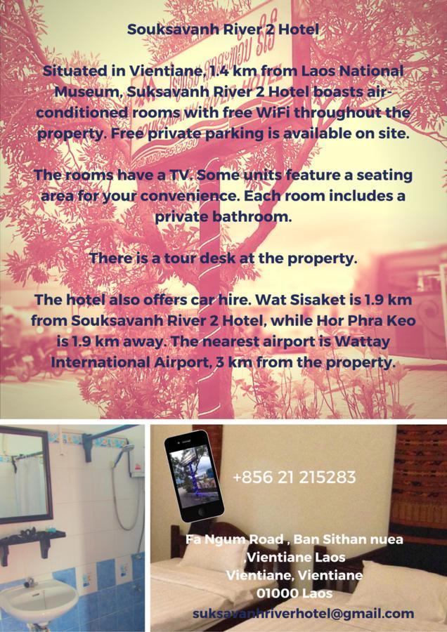 Suksavanh River 2 Hotel Ban Nongdouang Eksteriør bilde